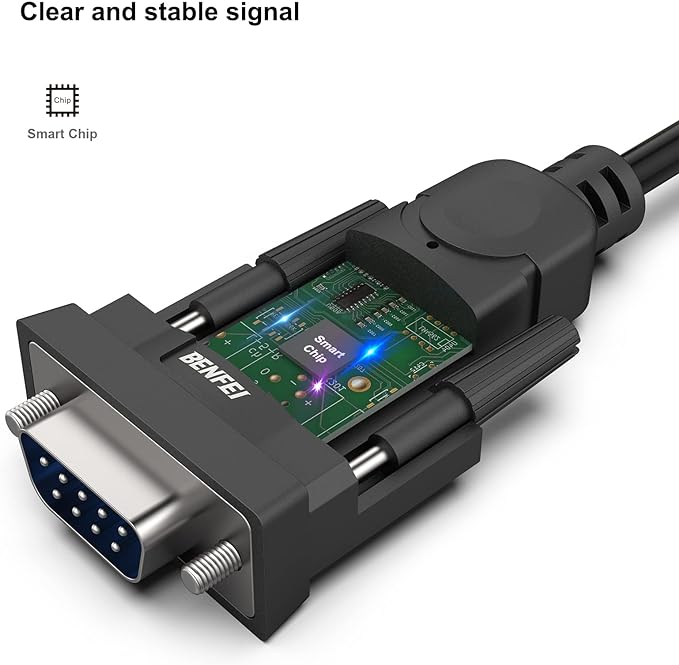 USB to RS-232 Male (9-pin) DB9 Serial Cable