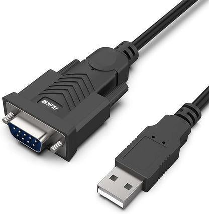 USB to RS-232 Male (9-pin) DB9 Serial Cable